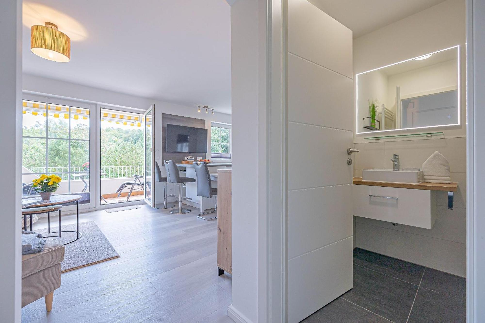 Fewo1846 - Strandresidenz Wassersleben Suedblick App 689 - Komfortables Apartment Mit Balkon Und Meerblick Harrislee Exteriör bild