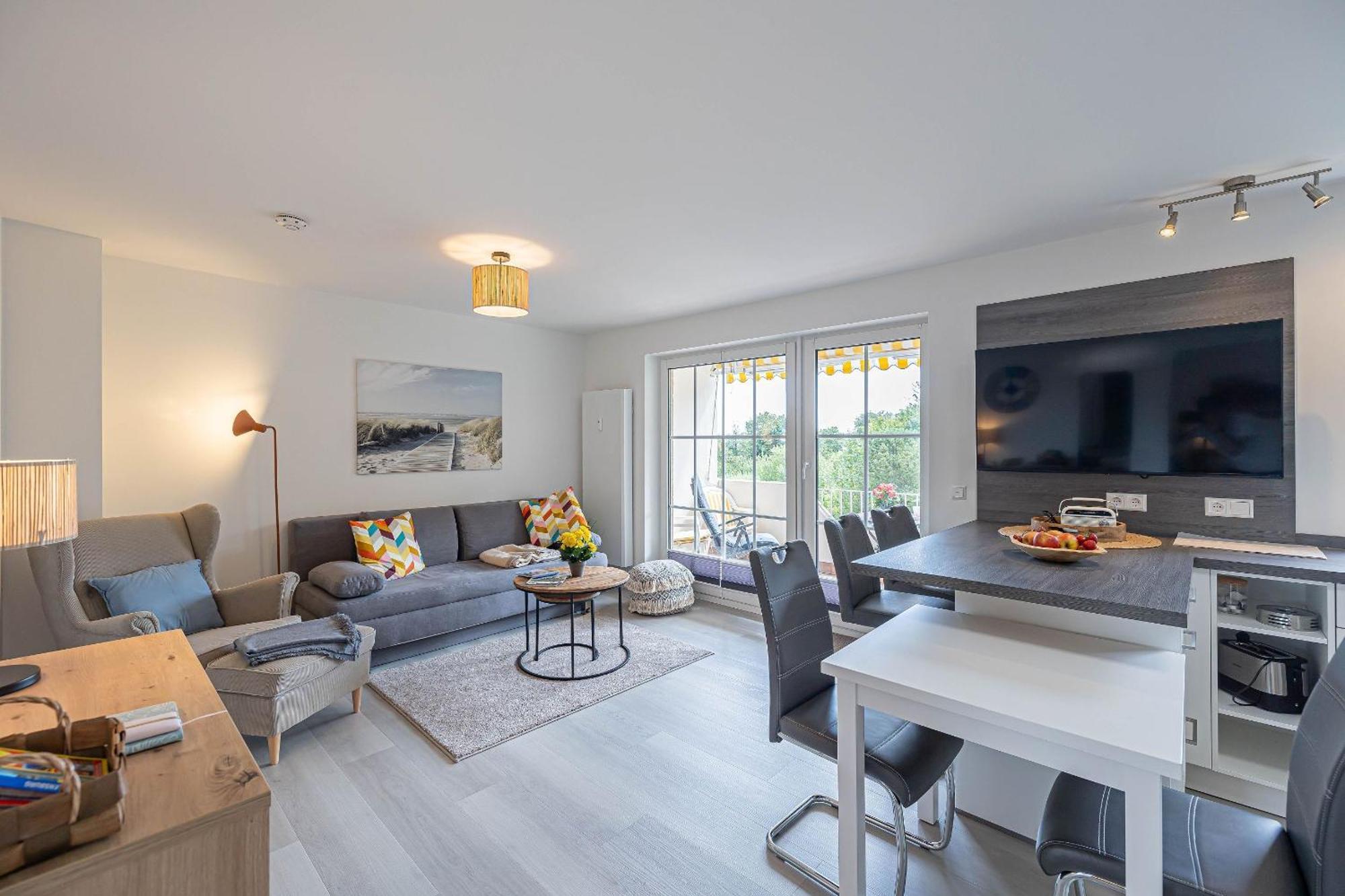 Fewo1846 - Strandresidenz Wassersleben Suedblick App 689 - Komfortables Apartment Mit Balkon Und Meerblick Harrislee Exteriör bild