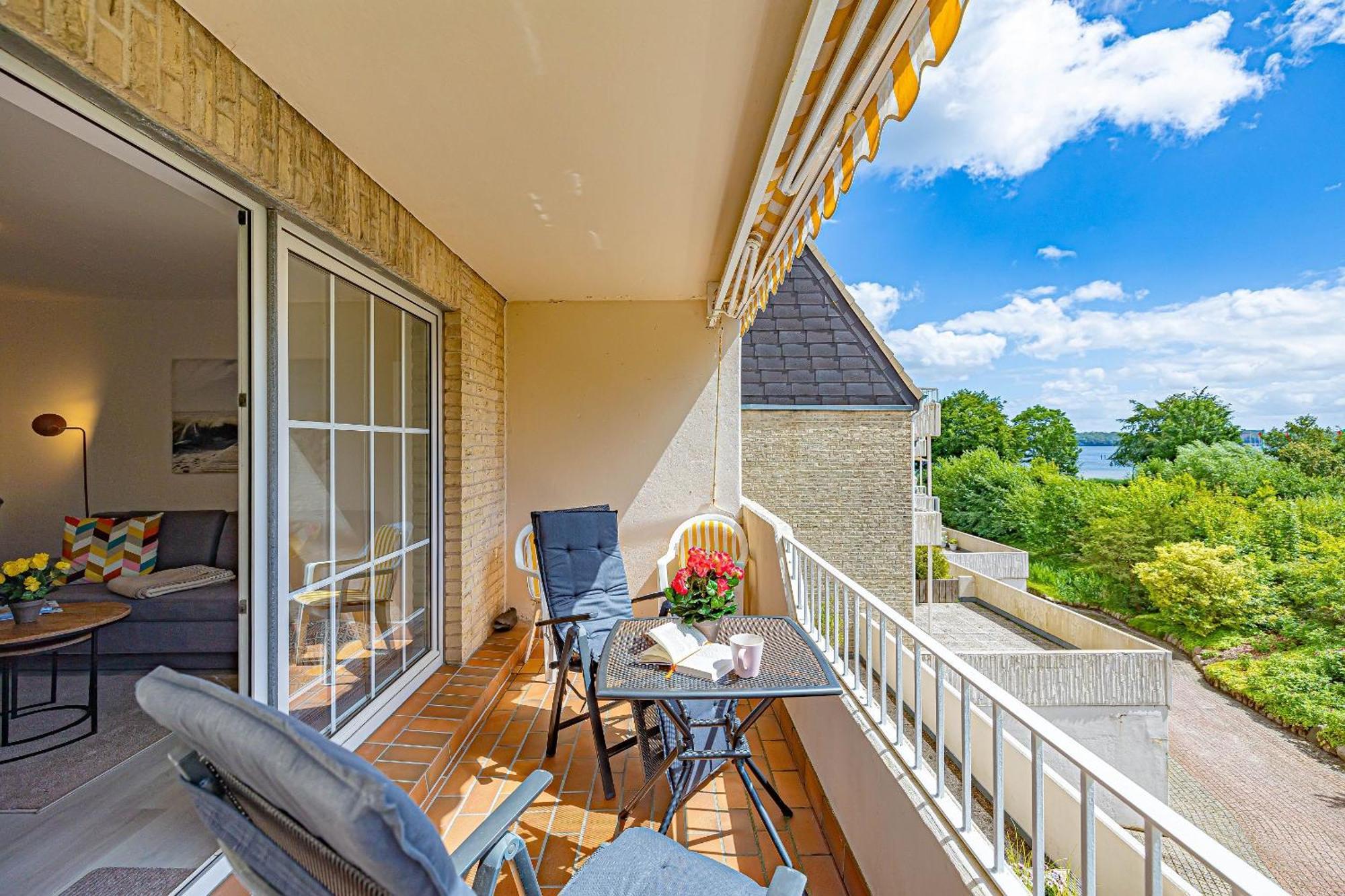 Fewo1846 - Strandresidenz Wassersleben Suedblick App 689 - Komfortables Apartment Mit Balkon Und Meerblick Harrislee Exteriör bild