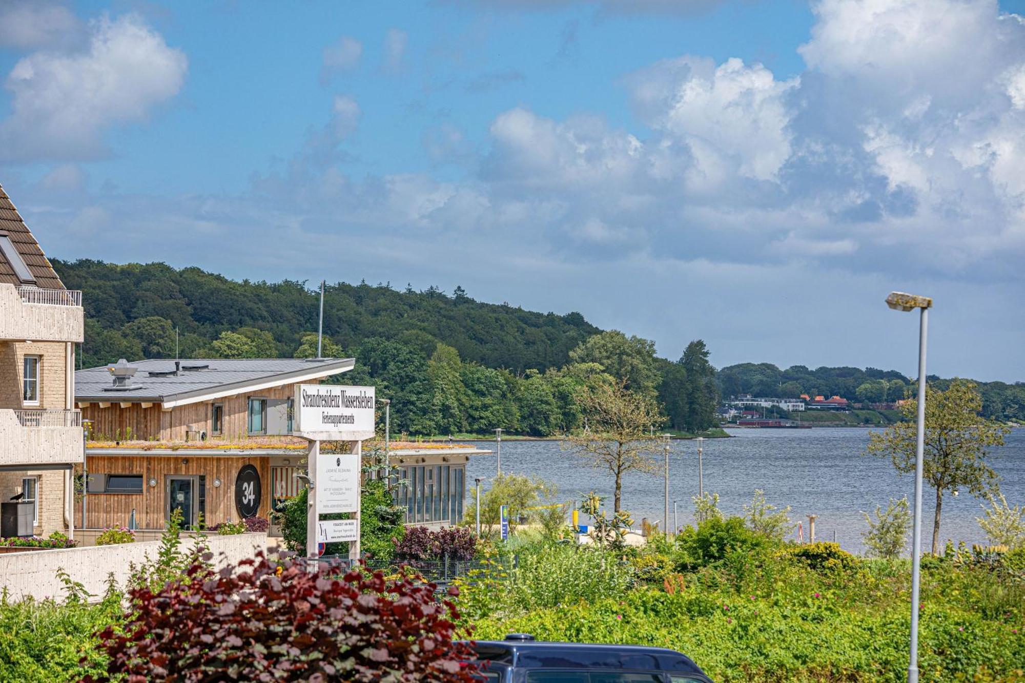 Fewo1846 - Strandresidenz Wassersleben Suedblick App 689 - Komfortables Apartment Mit Balkon Und Meerblick Harrislee Exteriör bild